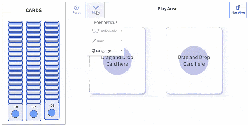 Animated demo of the language switcher in the Tuva Jr. Play View updating interface and content text